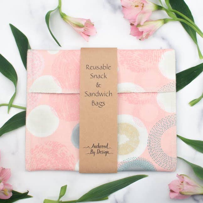 Anchored By Design - Wholesale Food Storage Wrap/Bag - Reusable Snack & Sandwich Bags