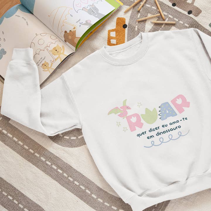 Sweatshirt Dino Meisje 008 voor wholesale door Bee my Gift