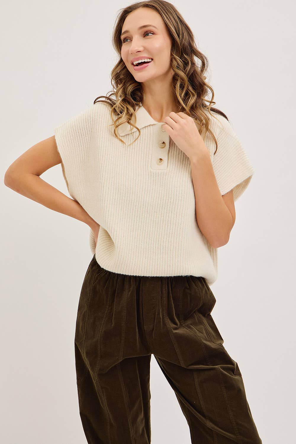 Sweet Lovely by Jen - Wholesale Pants - Women's - EASY CASUAL EVERYDAY PULL-ON RELAXED  CORDUROY PANTS 15