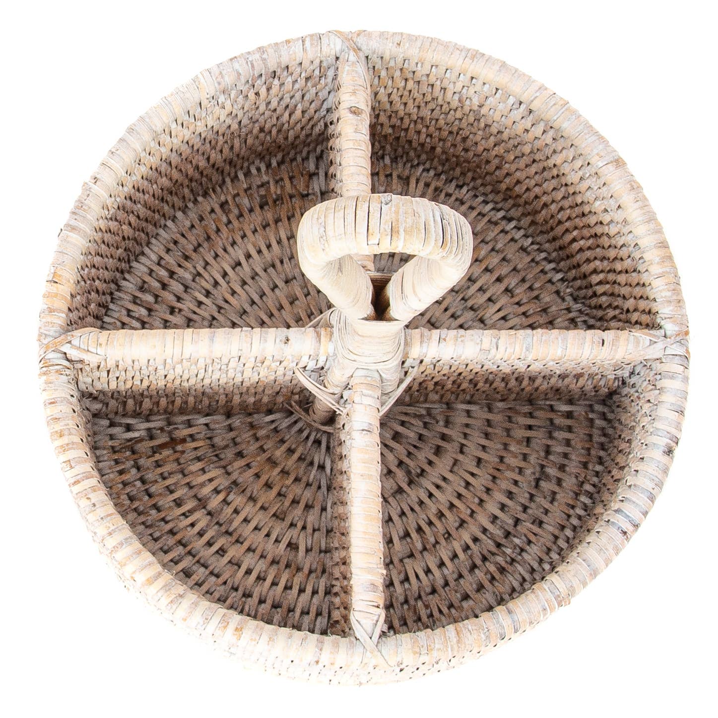 Artifacts Trading Company - Wholesale Utensil Holder - Rattan 4-Section Cutlery Caddy – Utensil Holder8