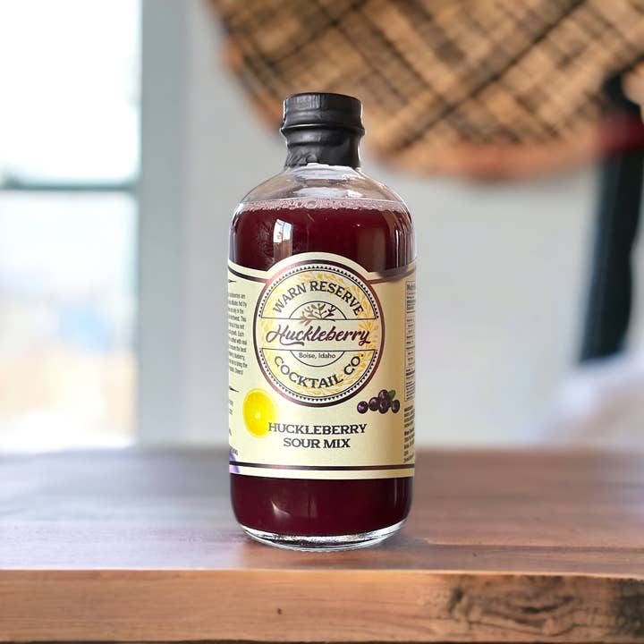 Warn Reserve Cocktail Co. – wholesale Cocktailmix/-sockerlag – Huckleberry Sour Mix (8 fl. oz.) flaska6