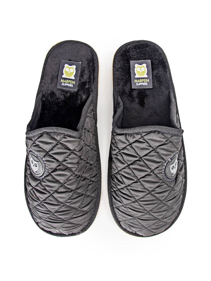 Black Diamond vadderade tofflor för wholesale av Marpen Slippers