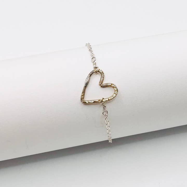Heart Bracelet for wholesale by Middle Sister Designs