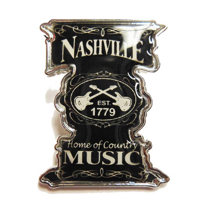 Nashville-pin - sort og hvid, etableret for engroshandel hos MID-SOUTH PRODUCTS