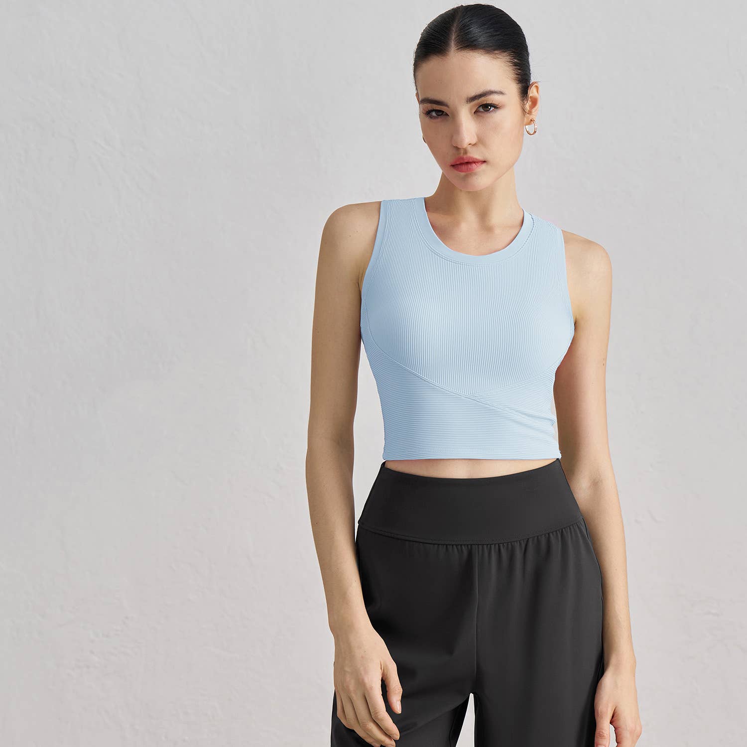 91thelabel - Vendita all'ingrosso Canotta - Donna - Canotta a coppa sagomata a costine Malibu1