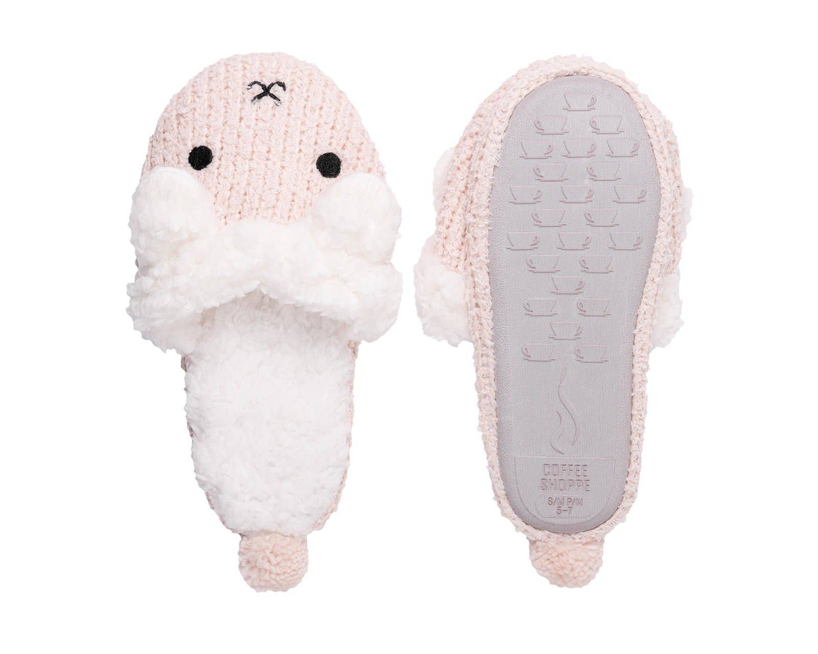 LATTELOVE - Wholesale Slippers - Women's - Hard Bottom Critter Slide Slipper6