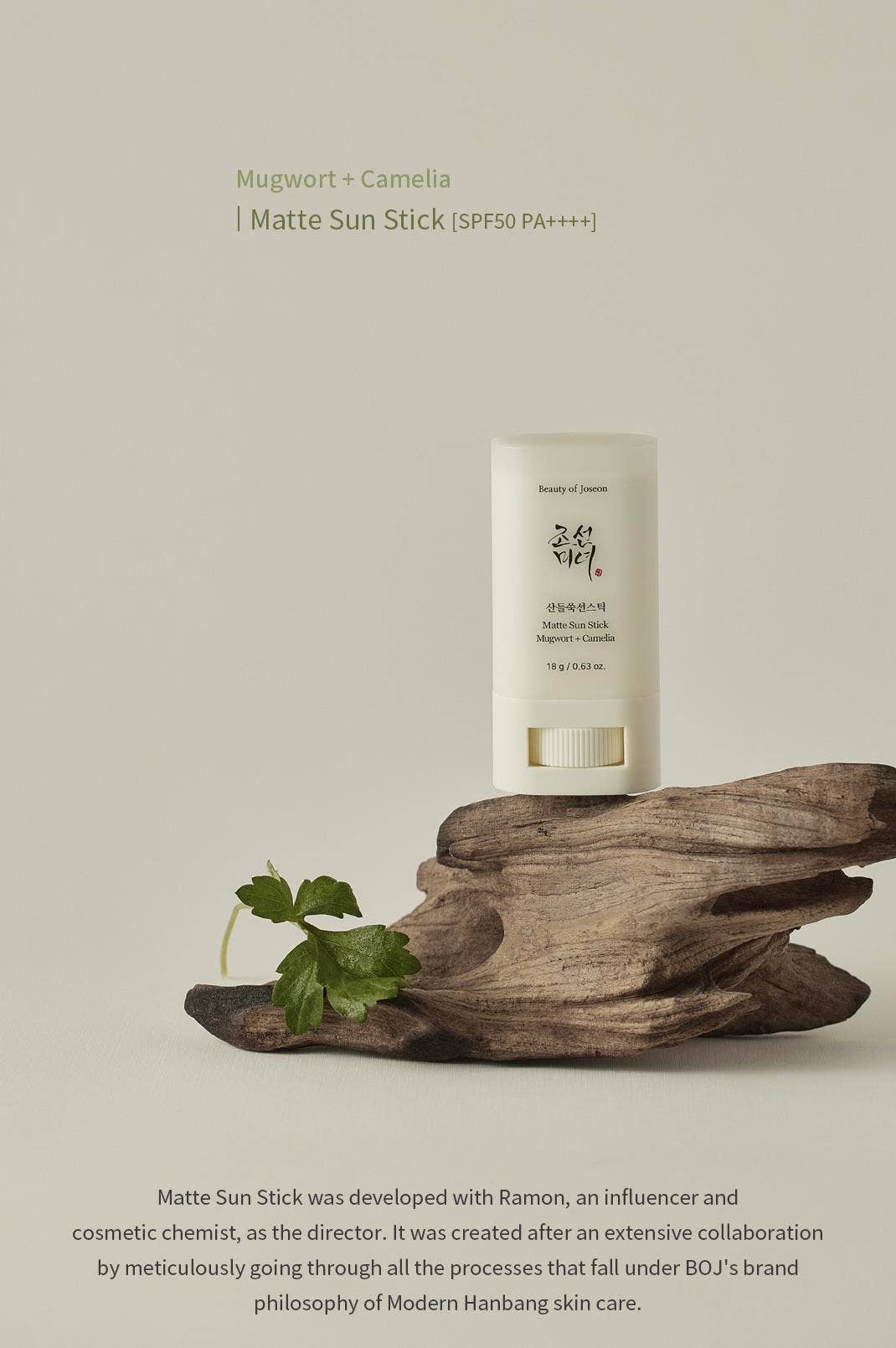 Best Beauty Group - Vente Crèmes solaires - BEAUTY OF JOSEON Stick solaire mat anti-UV SPF50 végétalien2