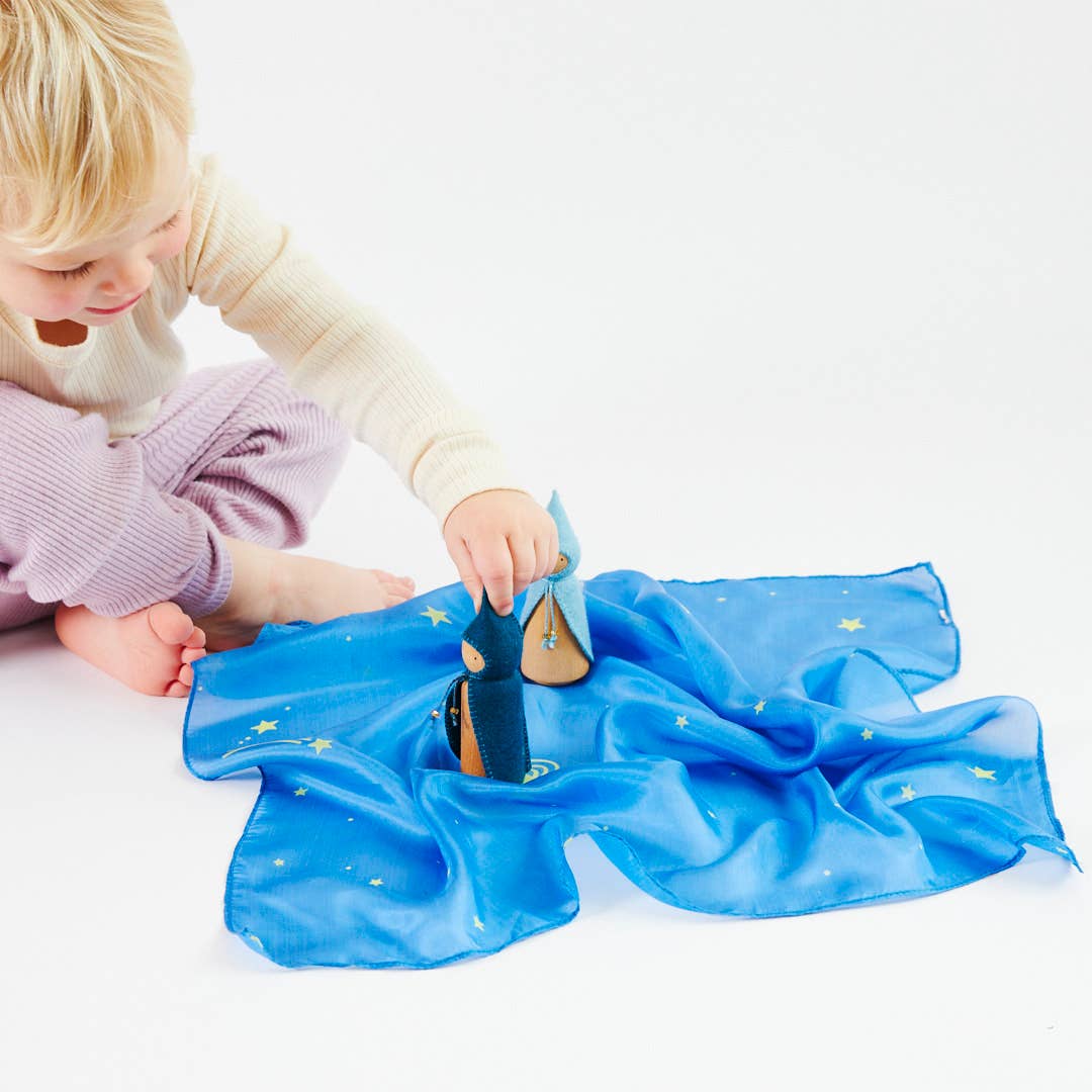 Sarah’s Silks – Engroshandel Legetøjssæt - Børn – Mini fortryllede playsilks i smukke farveharmonier17