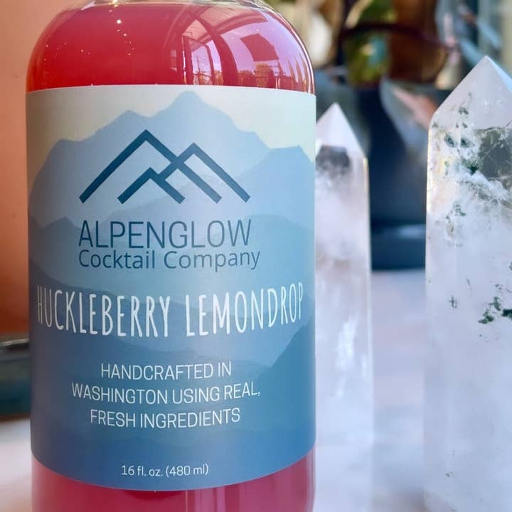 Alpenglow Cocktail Company - Wholesale Cocktail Mix/Syrup - Huckleberry Lemondrop