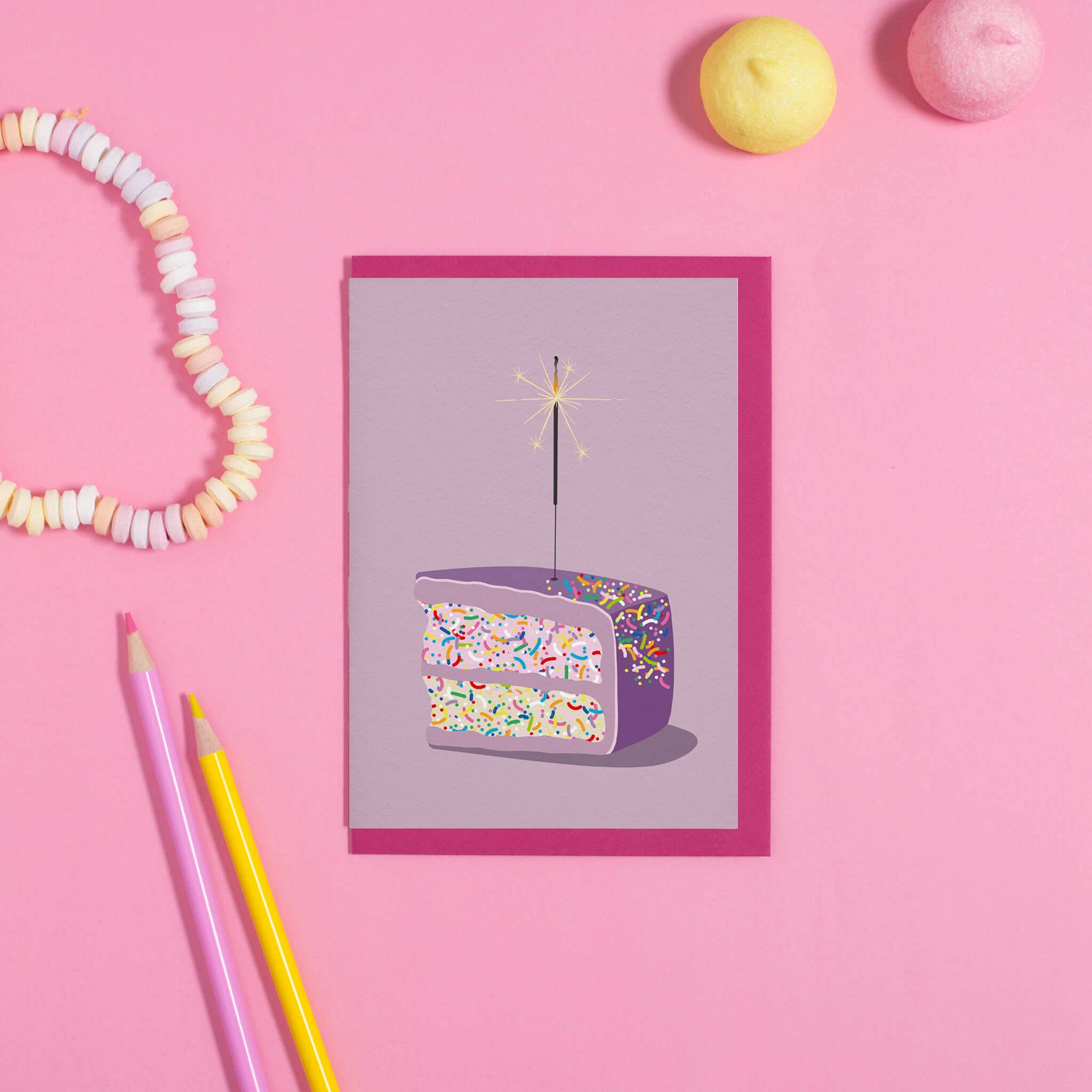 My Pretty Circus – Großhandel Geburtstagskarten – Karte Geburtstagstorte, Geburtstagskarte Kuchenstück0