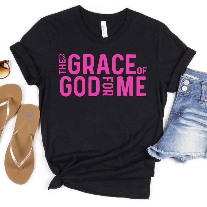 Es la Gracia de Dios para Mí Color Único (Adulto) para venta al por mayor de Heat Transfer Hub