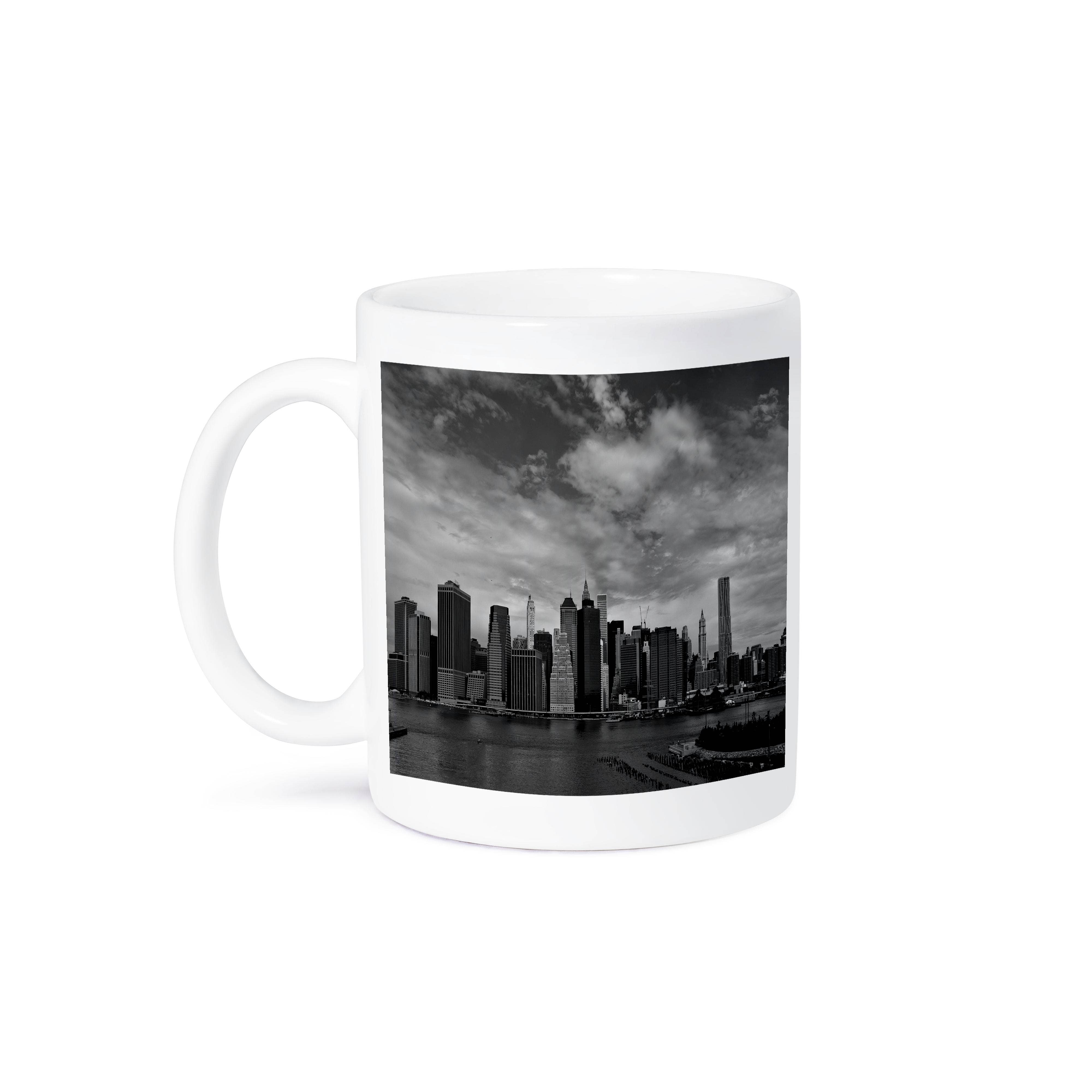 3dRose - Wholesale Coffee Mug - 3dRose, NYC from brooklyn, black and white, Mug8