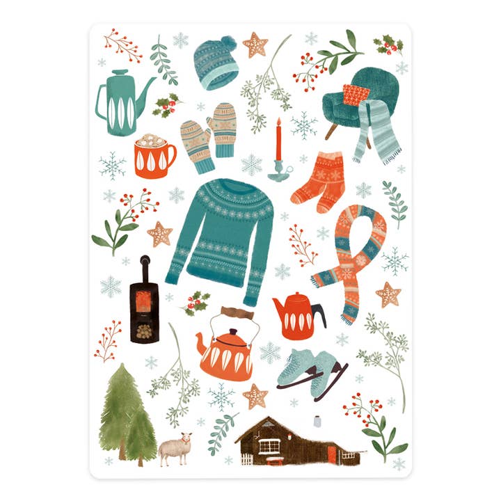 Mapa 'Hygge Winter' por atacado de The Lemonbird