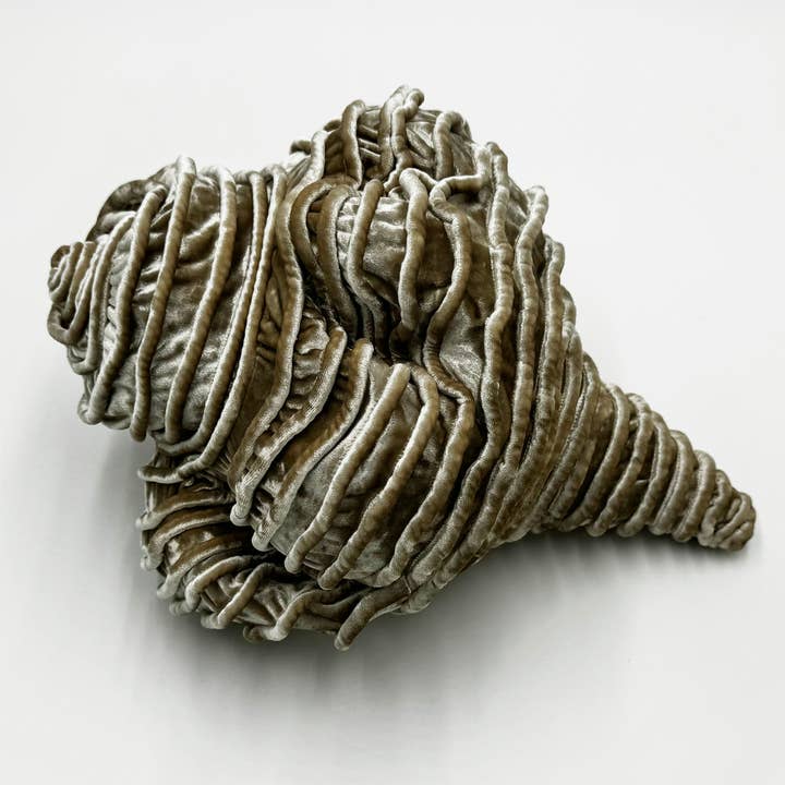 Teardrop Pillow Double-ended, Crushed Oyster for wholesale by QuirkyDigs