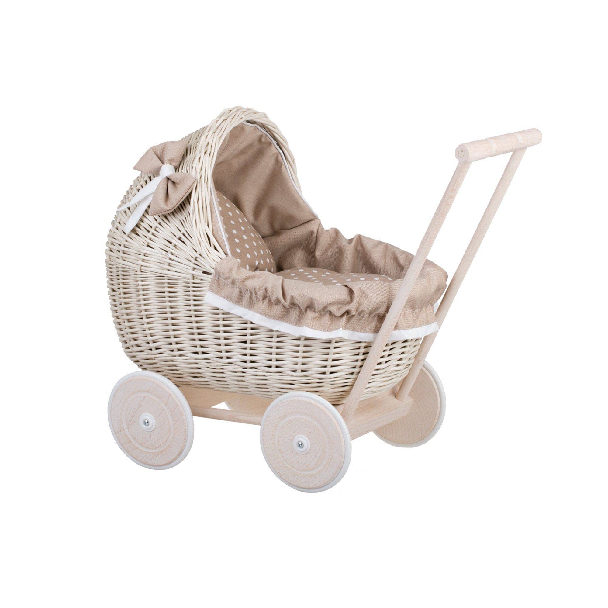 The Wicker Stories - Wholesale Kinderwagen voor poppen - Kinderen - Rieten kinderwagen, rieten poppenwagen0