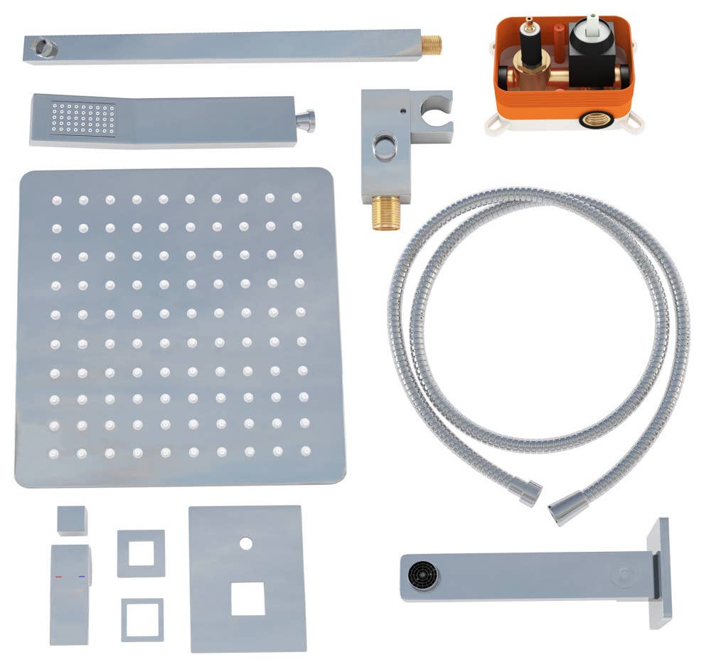 Ayna Decors - Wholesale Shower Head - Ayna Decors Modern Dual Function Rain Shower System6