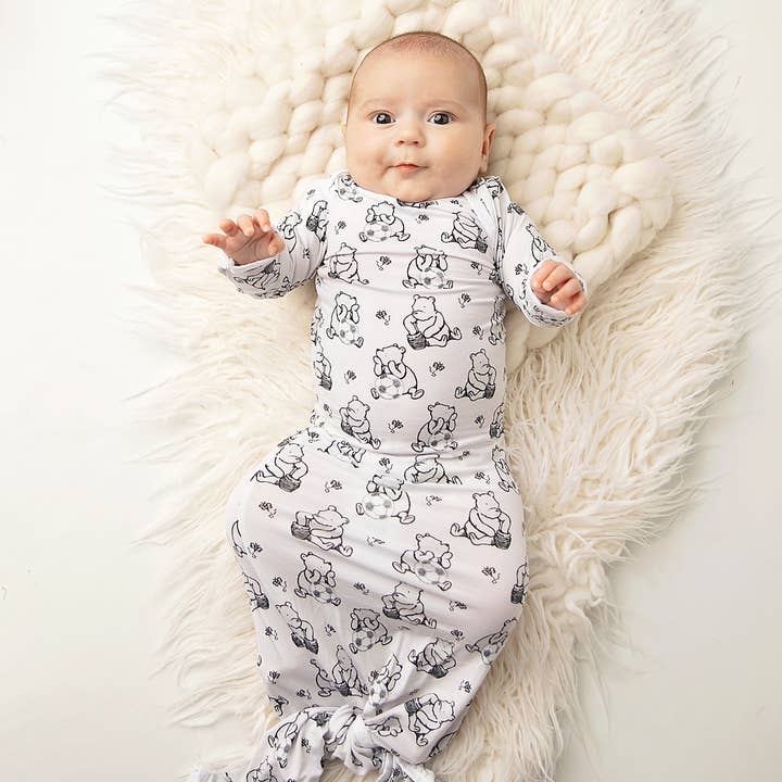 Sugar Lily's- Winnie the Pooh w/Soccer Ball- Knotted Gown for wholesale by Sugar Lily's