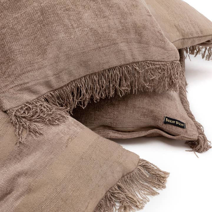 Bazar Bizar Living - Wholesale Throw Pillow Cover - The Oh My Gee Cushion Cover - Concrete Velvet - 30x505