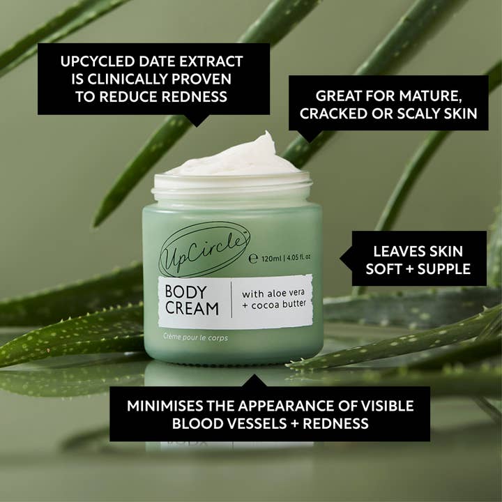 UpCircle Beauty Europe - Wholesale Body Cream/Lotion - Soothing Spa Body Cream with Aloe Vera + Cocoa Butter3
