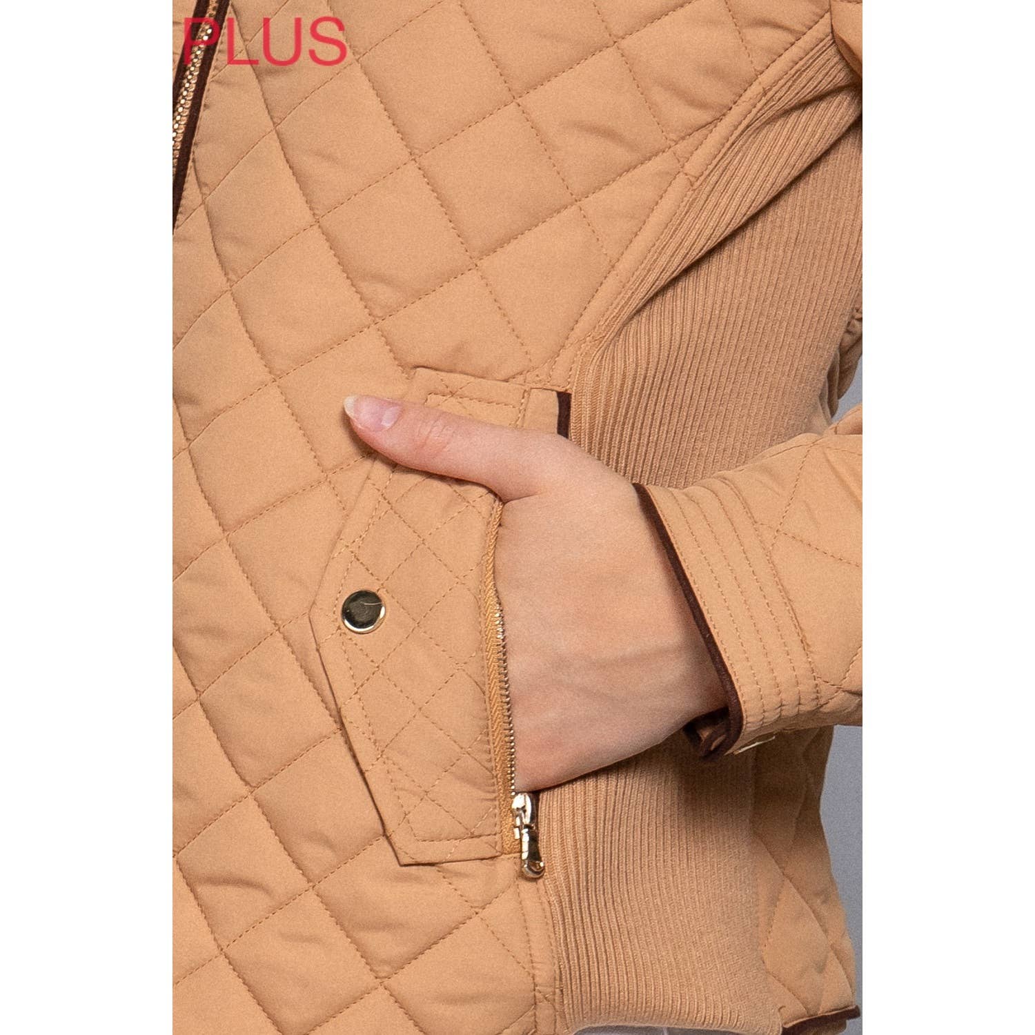 Paperdoll – Blusão - Mulher por atacado – CASACO ACOLCHOADO ACOLCHOADO EM CAMURÇA3