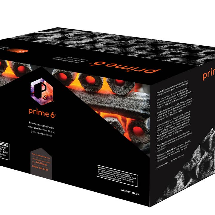 Prime 6 Charcoal 22lb for wholesale by Prime 6