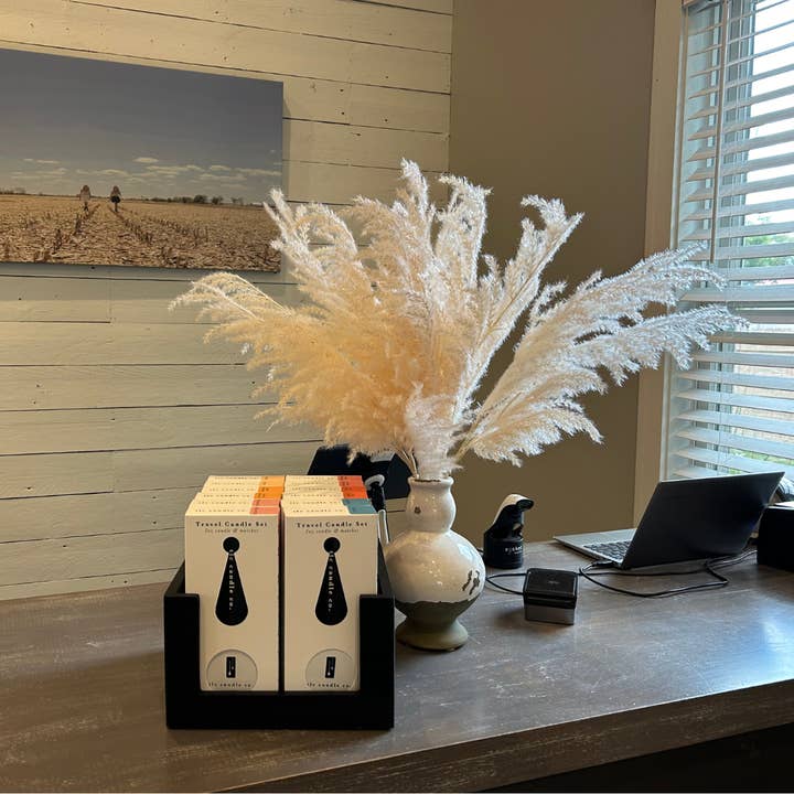 TLC Candle Co. - Wholesale Retailer Display - Home & Living - Display Case for Travel Candle Set by TLC Candle Co.
