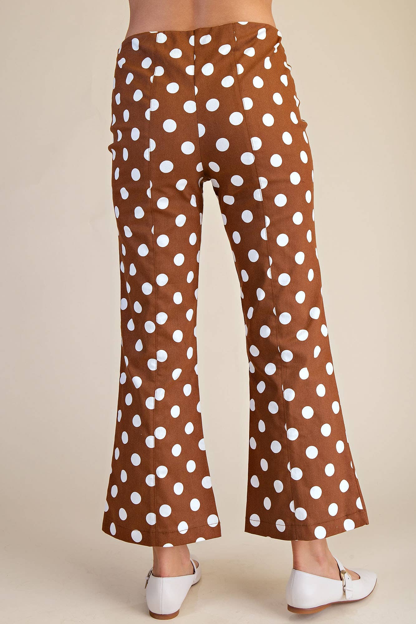 Glam - Wholesale Pants - Women's - Flare Crop Dot Pants11