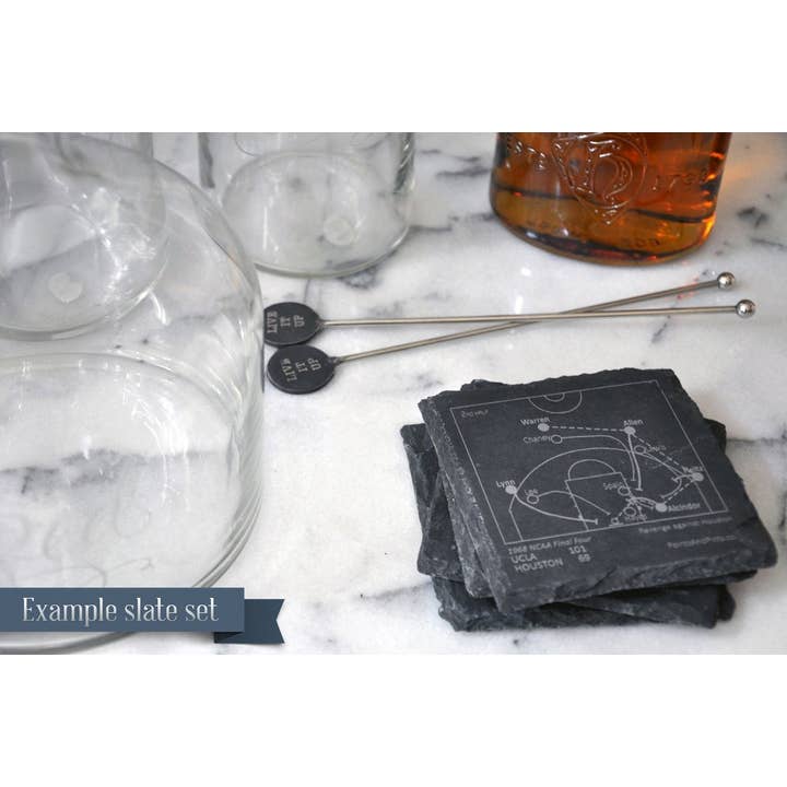 Champion Nationals 2019 spielt: Slate Coasters (4er-Set) für den Großhandel von Playbook Products