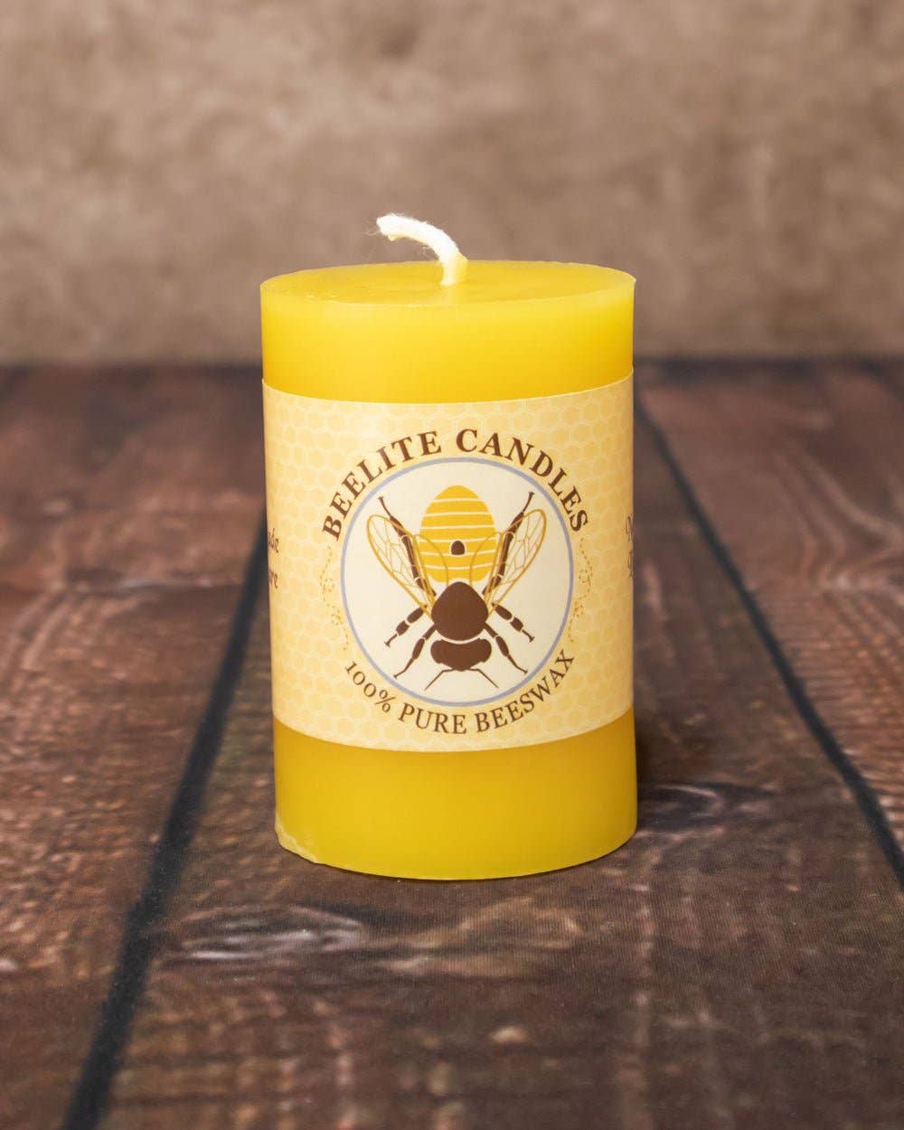 Beelite Candles - Wholesale Pillar Candle - Smooth Beeswax Pillar Candles0