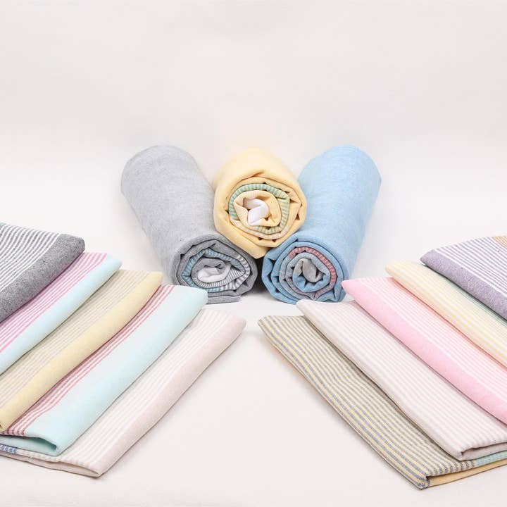Weiche gestreifte türkische Handtücher – Personalisierbares Handtuch für den Großhandel von Anatolia Loom