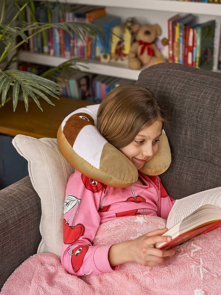 Almohada de Viaje en Forma de U Acogedora y Suave con Diseño de Perezoso para venta al por mayor de Cozy Time Ltd