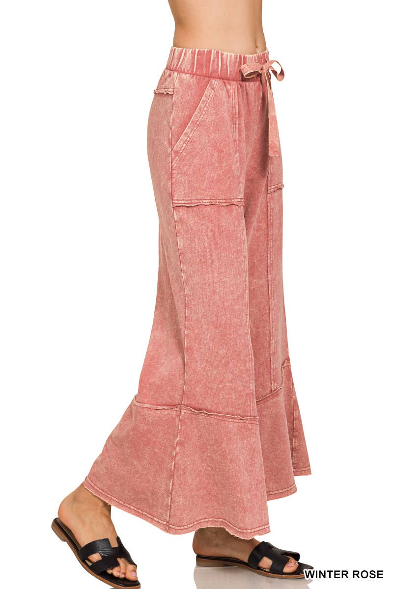 42POPS - Wholesale Pants - Women's - `.Acid wash French terry Pants w/ pockets13