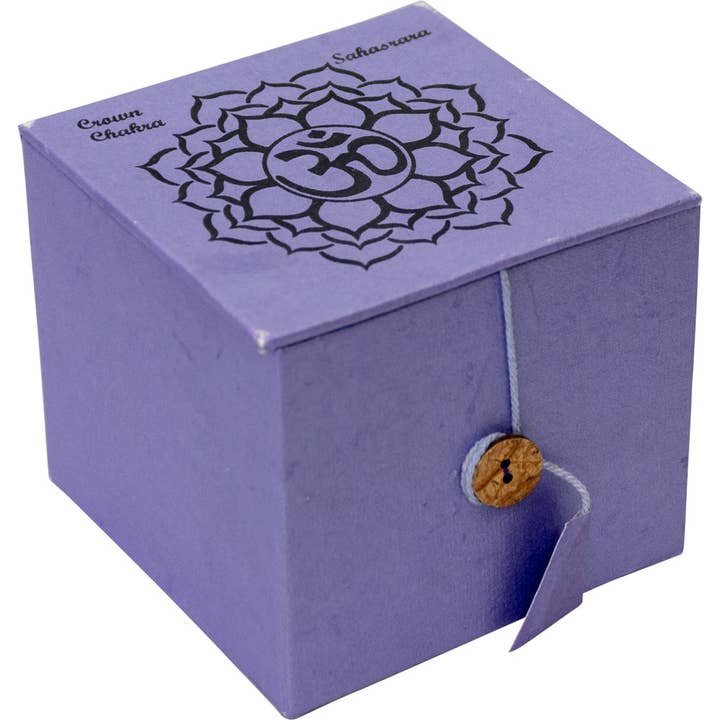 Kheops International – wholesale Meditation supplies – Mini Chakra Singing Bowl Purple - Crown (Each)1