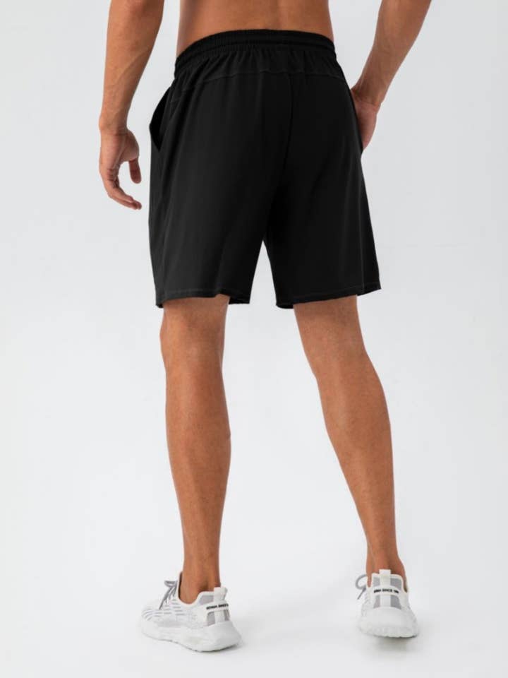 Active by Anna-Kaci - Wholesale Athletic shorts – Men's - Lightweight Athletic Training Shorts with Elastic Waistband2