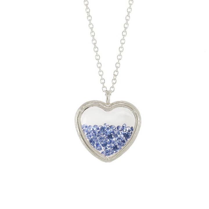 Catherine Weitzman - Wholesale Pendant/Charm Necklace - Large Heart Shaker Necklace