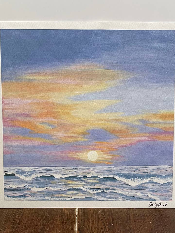 Mer pastel pour la vente par Emily Paints