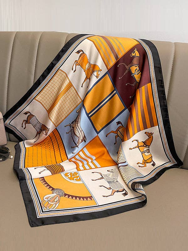 FurDecoration - Wholesale Scarf - Women's - Animal Print Square Scarves and Hats4