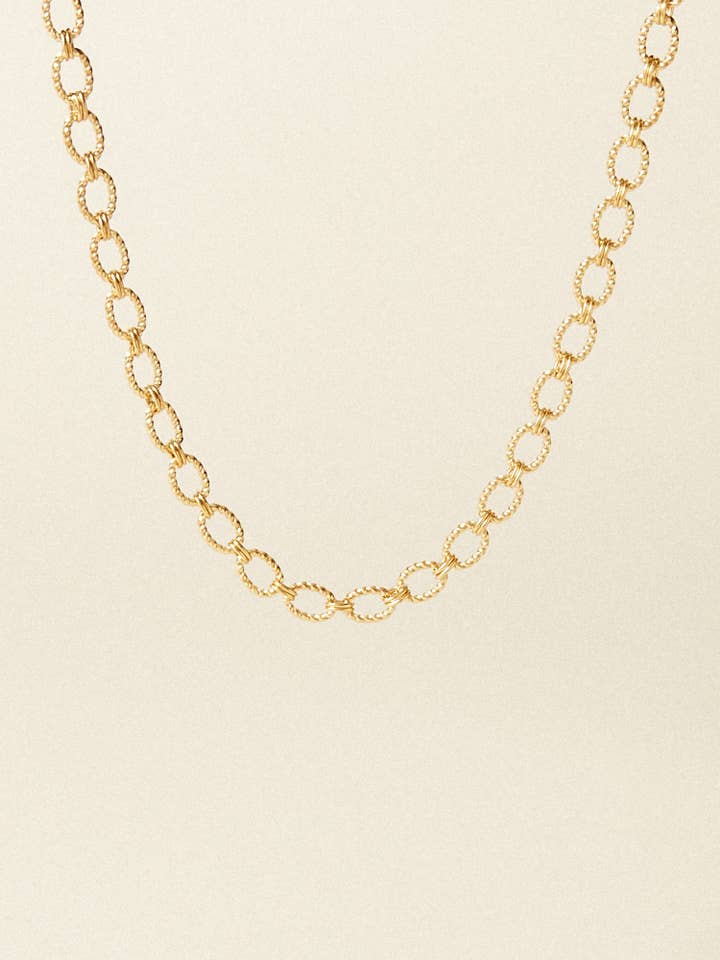 Gold-plated necklace - Pellegrino for wholesale by FlowersforZoe