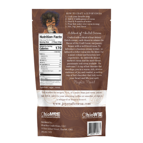 Joy Craft Cocoa - Vente Préparations/kits pour chocolat chaud - Chocolat chaud Signature 7,6 oz1