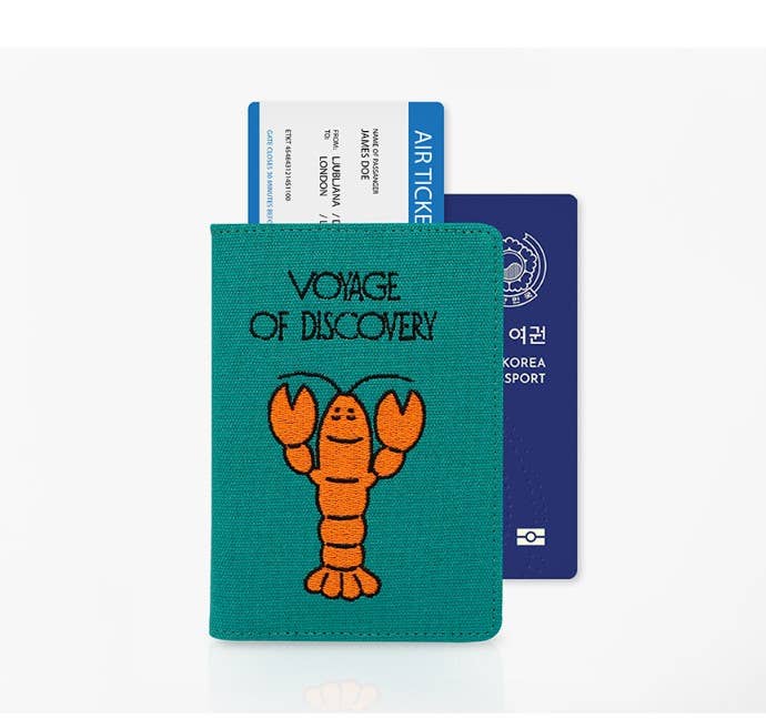 K-Wonderland - Vendita all'ingrosso Custodia per passaporto - Donna - [1537] Cover per passaporto Protect Travel Wallet - Ricamo di lusso10