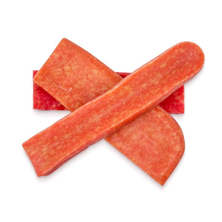 Strawberry Yak Milk Chews - Large Sized for wholesale by peaksNpaws