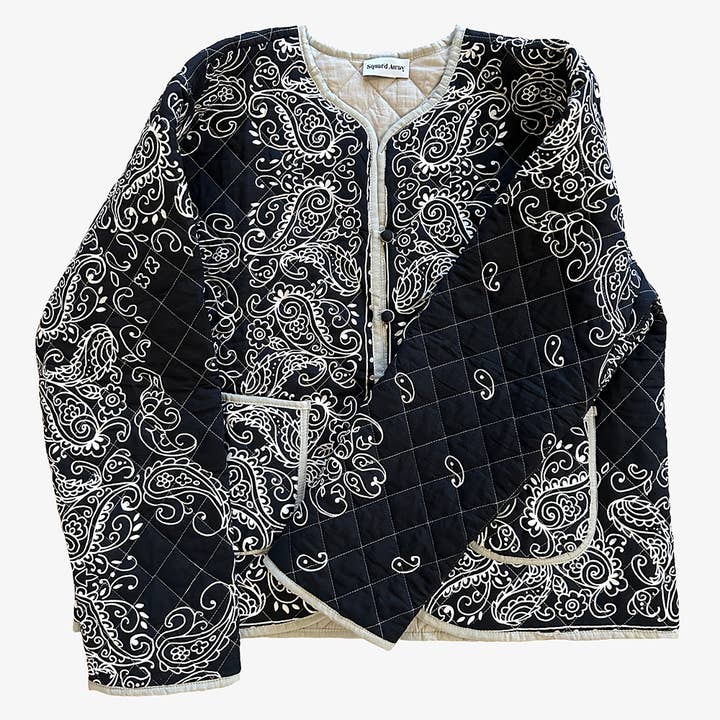 La Veste Matelassée - Noire pour la vente par Squar'd Away