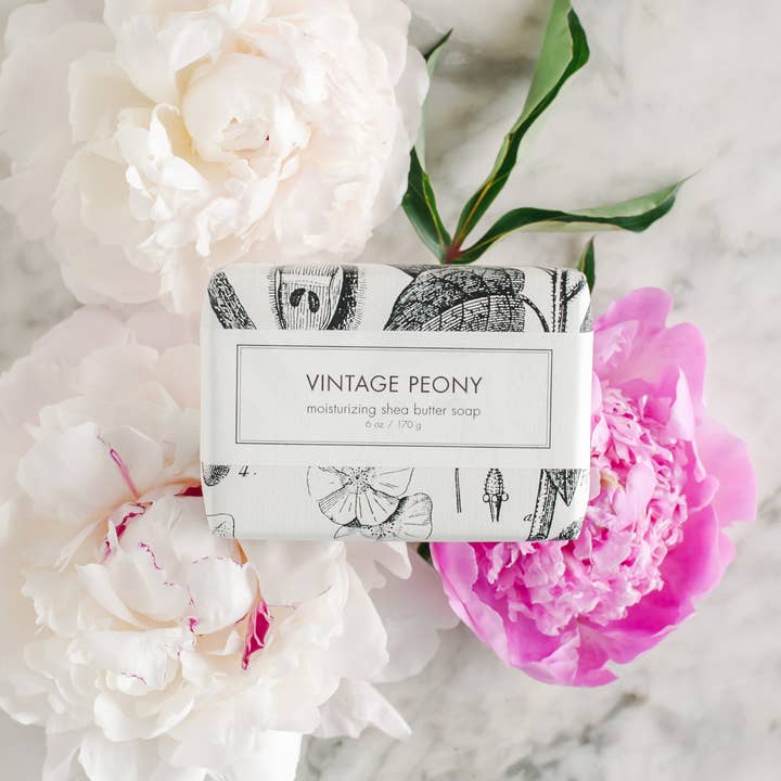 Formulary 55 - Wholesale Bar Soap - Vintage Peony Shea Butter Soap - Bath Bar1