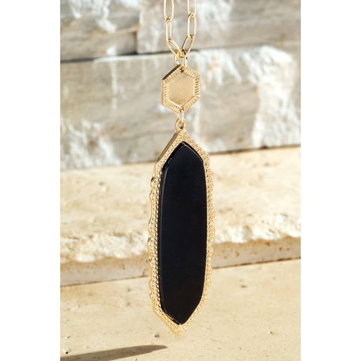 Urbanista - Wholesale Pendant/Charm Necklace - Natural Stone Pendant Necklace