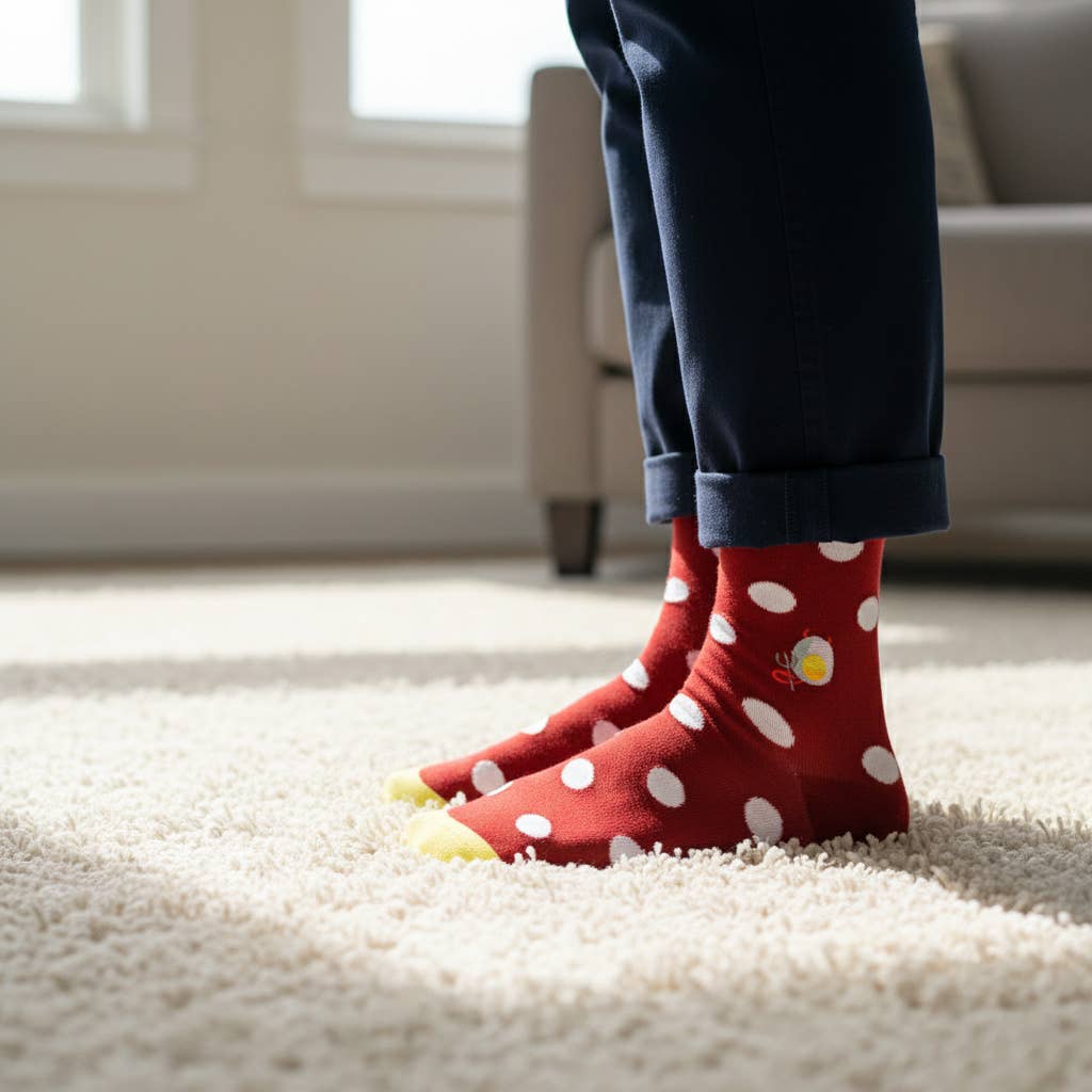 Soxfords – Großhandel Socken – Herren – Feine Herrensocken mit Teufelsei-Motiv „Bad Eggs“4