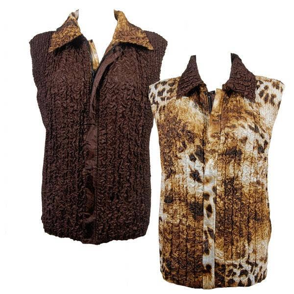 The Magic Scarf Company - Wholesale Outerwear Vest - Women's - 4537 - Quilted Reversible Vests33