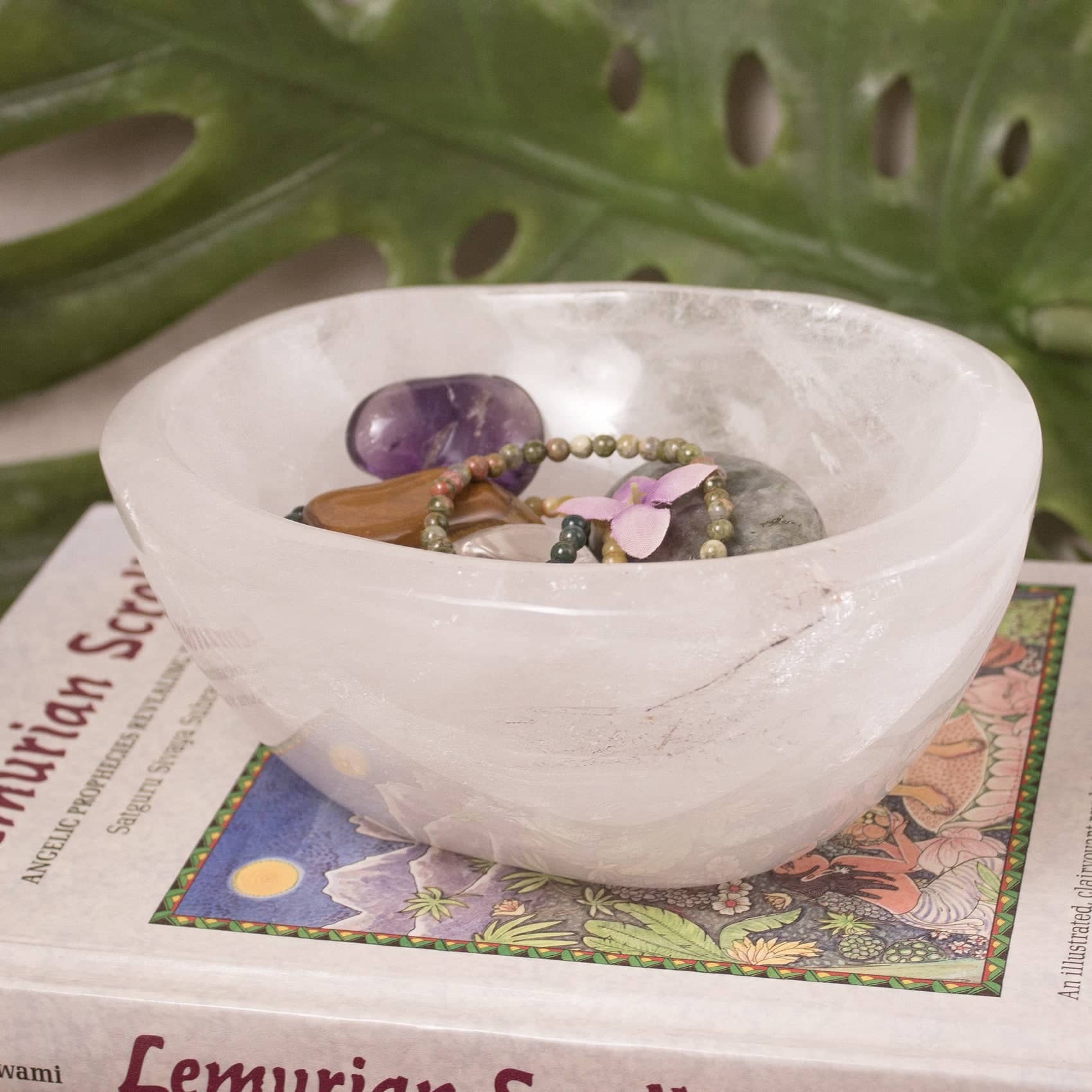 Tiny Rituals - Wholesale Decorative Plate/Dish/Bowl - Rare Clear Quartz Crystal Bowls - Large - 1 of a Kind9