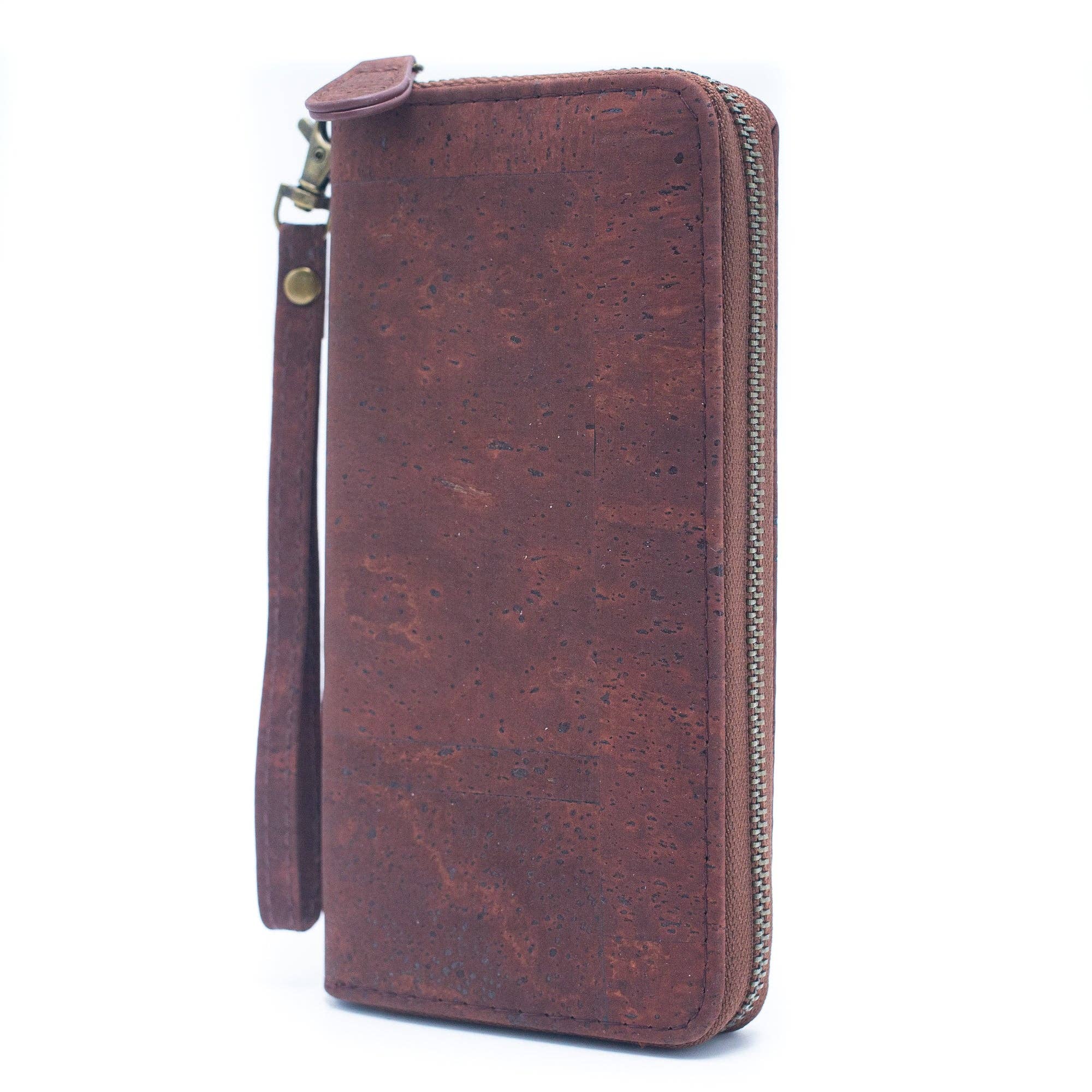 Meninas Bonitas Cork - Wholesale Portemonnee - Dames - Bruine, blauwe en zwarte dames portemonnee van kurk met handriempje8