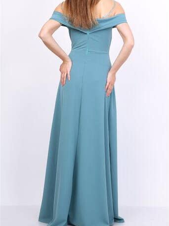 Alice'Desir - Wholesale Gown - Women's - 8892 A-line dress with boat neckline30