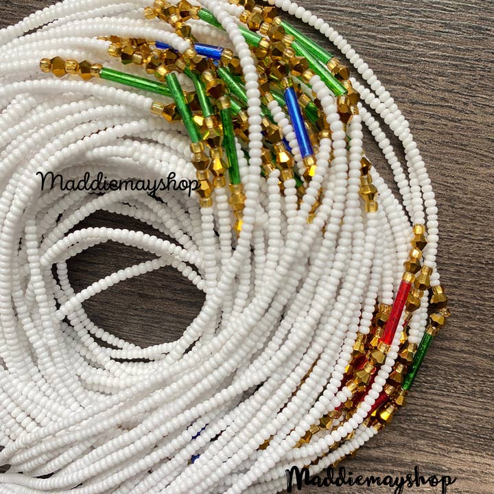 MaddieMayShop – Missangas por atacado – Preciosa Czech Beads - Venda por grosso de contas de cintura com cristais 40" - 50"8